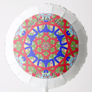 Unique Abstract Colorful Mandala Balloon
