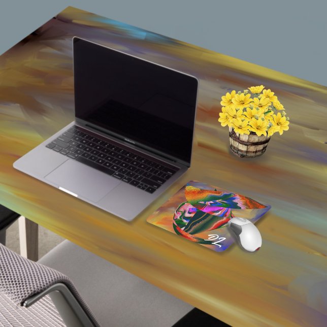 Unique Abstract Colorful Marble Liquid  Mousepad (Creator Uploaded)