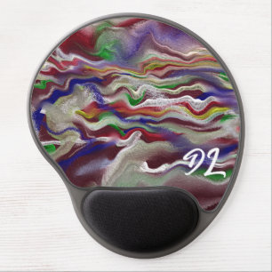 Unique Abstract Colorful Marble Liquid Mousepad