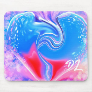Unique Abstract Colorful Marble Liquid  Mousepad
