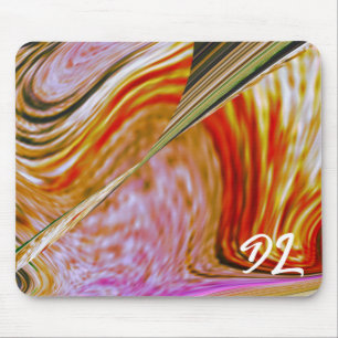 Unique Abstract Colorful Marble Liquid  Mousepad