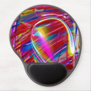 Unique Abstract Colorful Marble Liquid  Mousepad