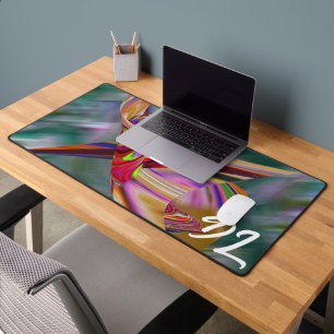 Unique Abstract Colorful Marble Liquid Mousepad Desk Mat
