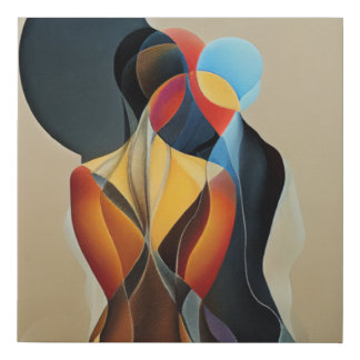 Unique abstract design canvas