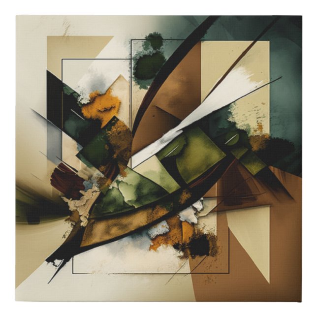 Unique abstract design canvas (Front)