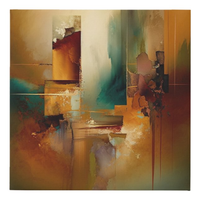 Unique abstract design canvas (Front)