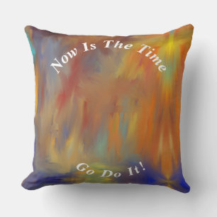 Unique Abstract Marble Liquified  Throw Pillow