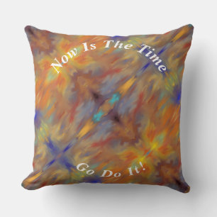 Unique Abstract Marble Liquified  Throw Pillow
