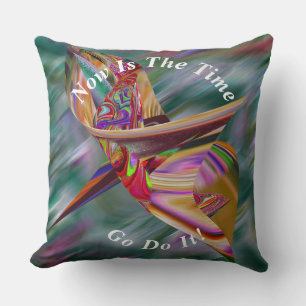 Unique Abstract Marble Liquified  Throw Pillow