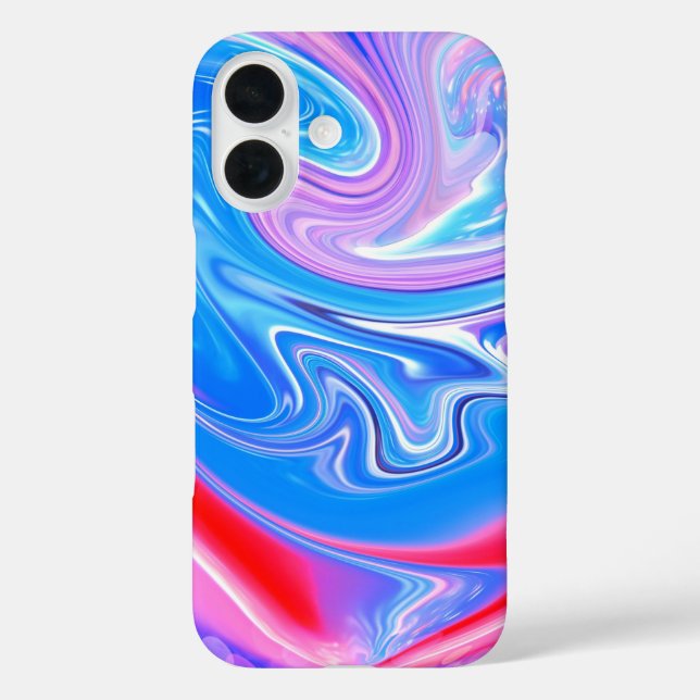 Unique Abstract Marbled Liquified & Colourful Case-Mate iPhone Case (Back)
