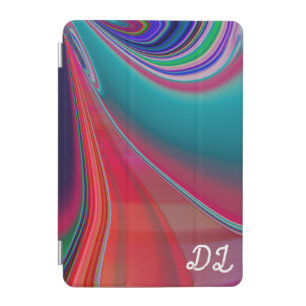 Unique Abstract Marbled Liquified & Colourful iPad Mini Cover
