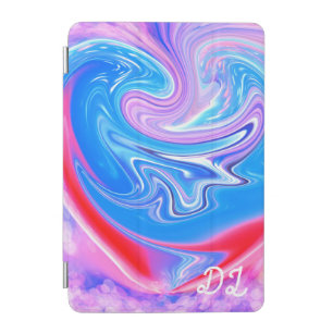 Unique Abstract Marbled Liquified & Colourful iPad Mini Cover