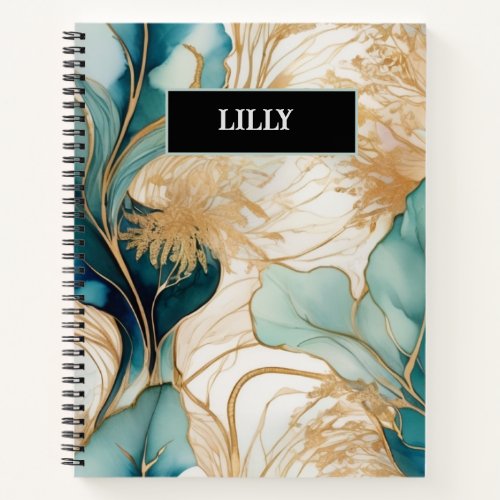 Unique Abstract Personalized Notebook