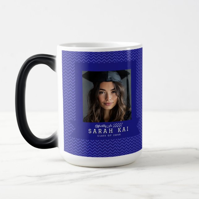 Unique Abstract Print Certified Engineer Color Morph Mug (Left)