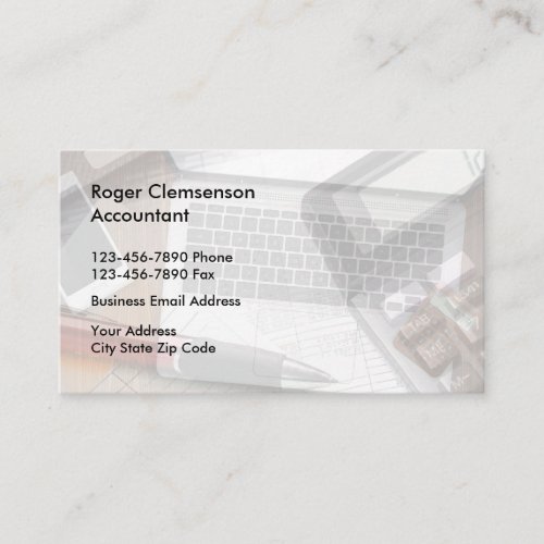 Unique Accountant Businesscards Business Card