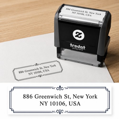Unique Address Self-Inking Stamp for Envelopes