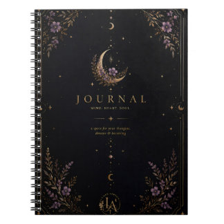 Unique, aesthetic Moon Journal