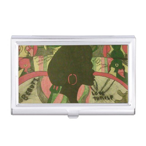 Unique African Woman Business Card Holder