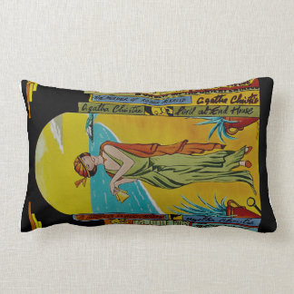 Unique Agatha Christie Art Deco Pillow