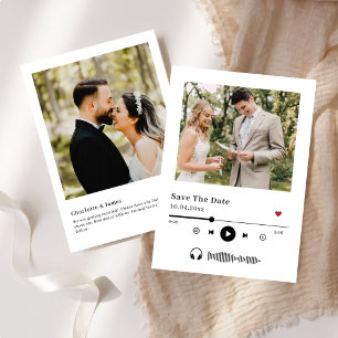 Unique Album Cover Music minimal Save the Date