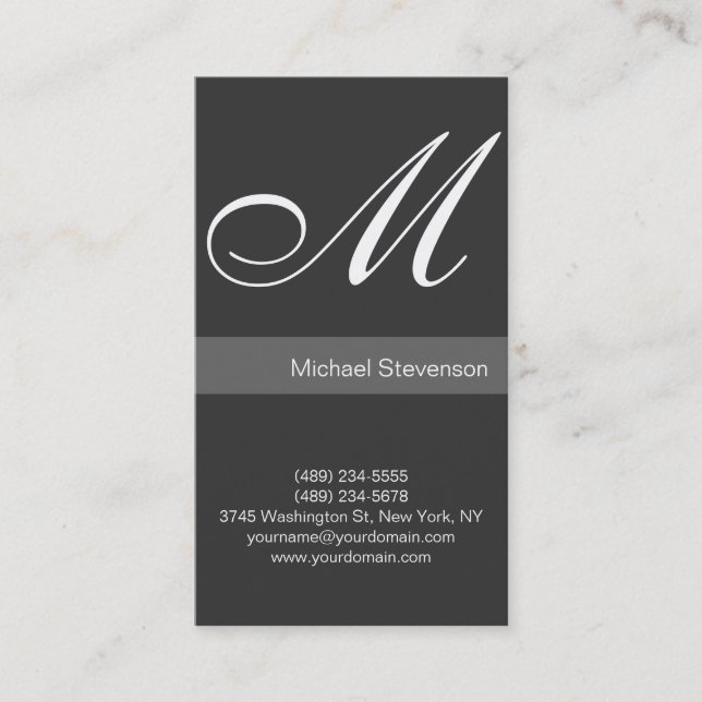 Unique amazing professional design business card (Front)