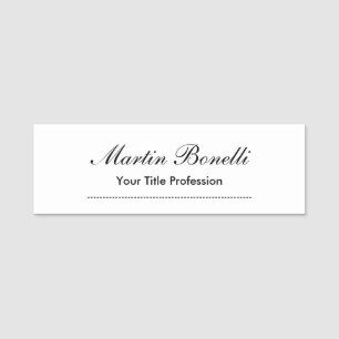 Unique amazing professional design calligraphy name tag