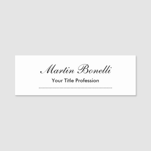 Unique amazing professional design calligraphy name tag