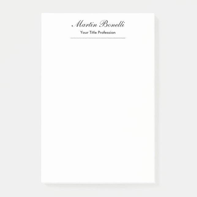 Unique amazing professional design calligraphy post-it notes (Front)