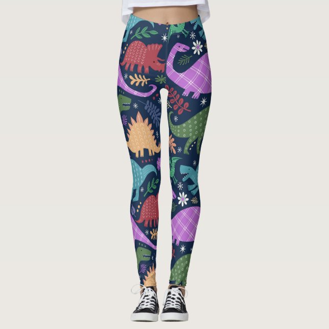 Unique and fun patterned Leggings (Front)