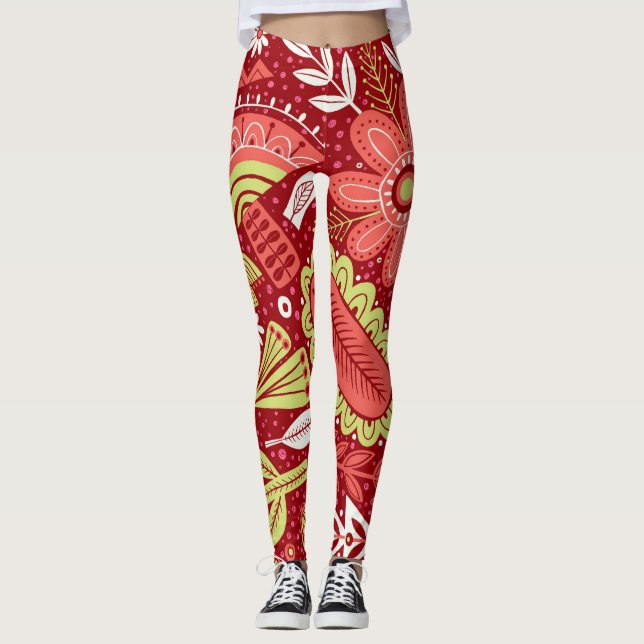  Unique and fun patterned Leggings (Front)