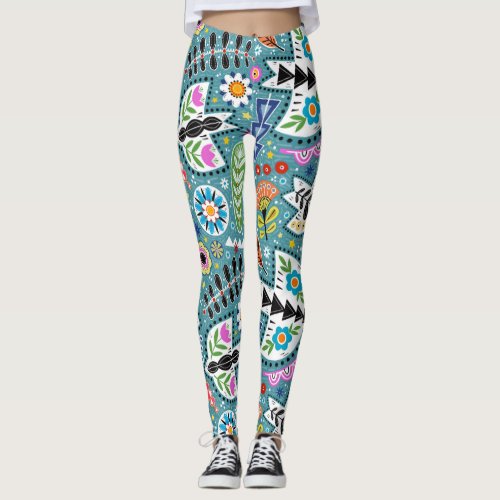   Unique and fun patterned Leggings