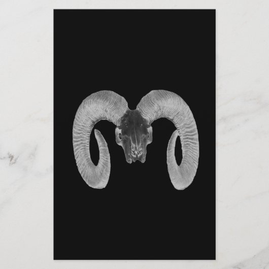 unique and handmade goat skull (Front)