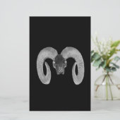 unique and handmade goat skull (Standing Front)
