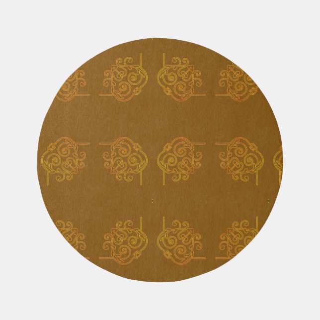 unique and luxurious outdoor carpet motif designs rug (Front)