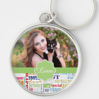 Unique And Special 100th Birthday Party Gifts Keychain