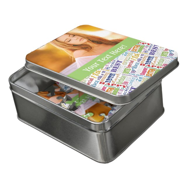 Unique And Special 18th Birthday Party Gifts Jigsaw Puzzle (Lid Open)