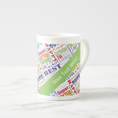 Unique And Special 50th Birthday Party Gifts Bone China Mug