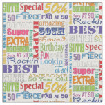 Unique And Special 50th Birthday Party Gifts Fabric