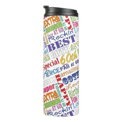 Unique And Special 60th Birthday Party Gifts Thermal Tumbler