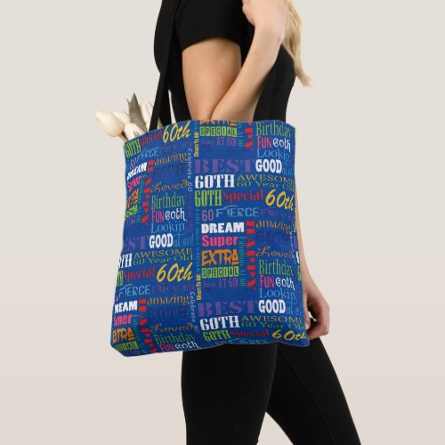 Unique And Special 60th Birthday Party Gifts Tote Bag