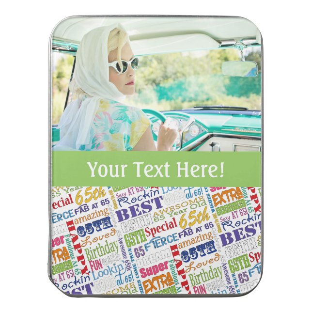 Unique And Special 65th Birthday Party Gifts Jigsaw Puzzle (Lid Vertical)