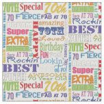 Unique And Special 70th Birthday Party Gifts Fabric