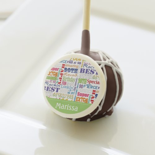 Unique And Special 90th Birthday Party Gifts Cake Pops