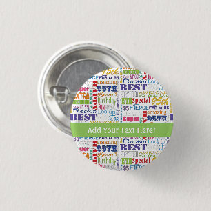 Unique And Special 95th Birthday Party Gifts Button
