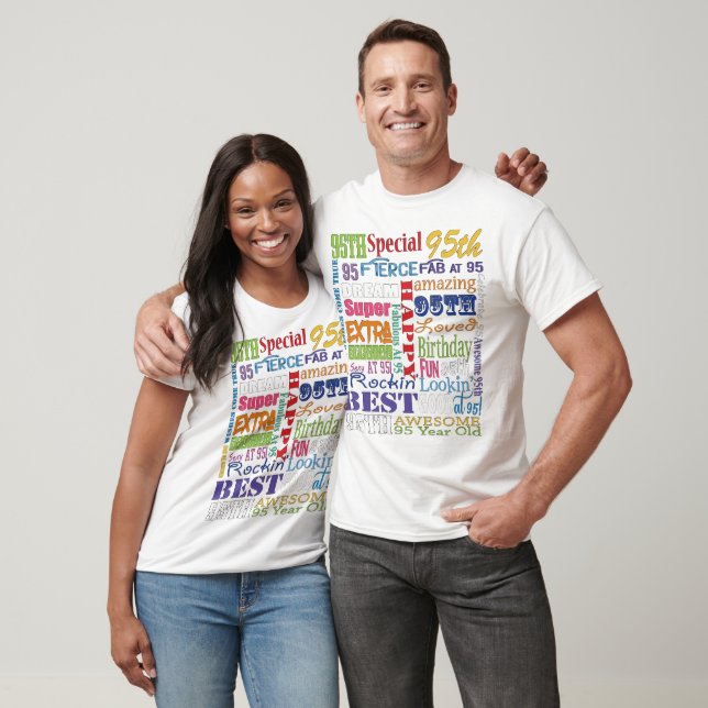 Unique And Special 95th Birthday Party Gifts T-Shirt (Unisex)