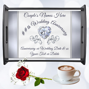 Unique Anniversary Gifts, Custom Wedding Gifts, Serving Tray