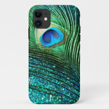 Unique Aqua Peacock Iphone 11 Case by Peacocks at Zazzle