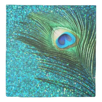 Unique Aqua Peacock Duvet Cover by Peacocks at Zazzle