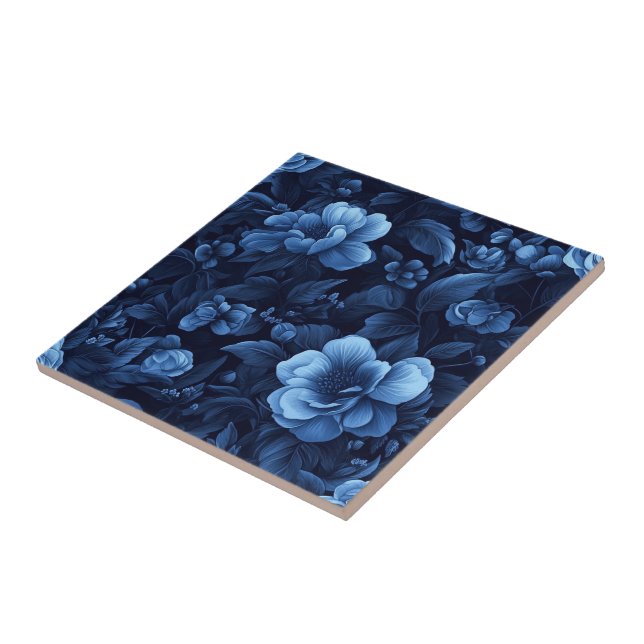 Unique Art Deco Rose Ceramic Tiles  For Home Floor (Side)
