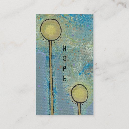 Customizable Unique art design fun painting customize your own business card